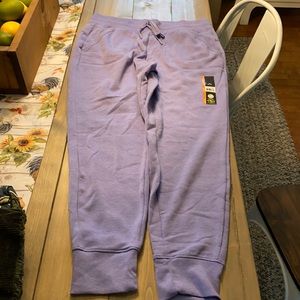 Brand new never worn purple sweats athletic size 8-10